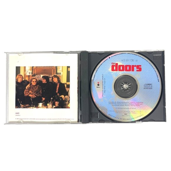 The Doors Jim Morrison Tie Dye Mens T-Shirt size XL + Hits Movie CDs + Button - Picture 14 of 14